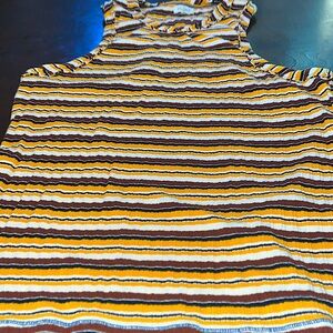 Anthropologie Pilcro striped Tank xl